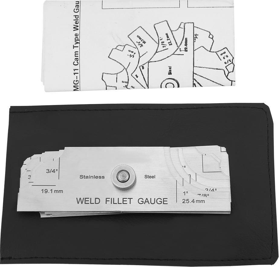 TWO TREES Schweißlehre, Prüflehre für Ulnar-Schweißer, sowohl Zoll- als auch metrische Maße