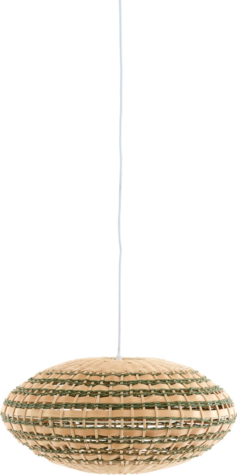 Light & Living - hängeleuchte - Tawela - grün - rattan - E27 - 2986976 349300