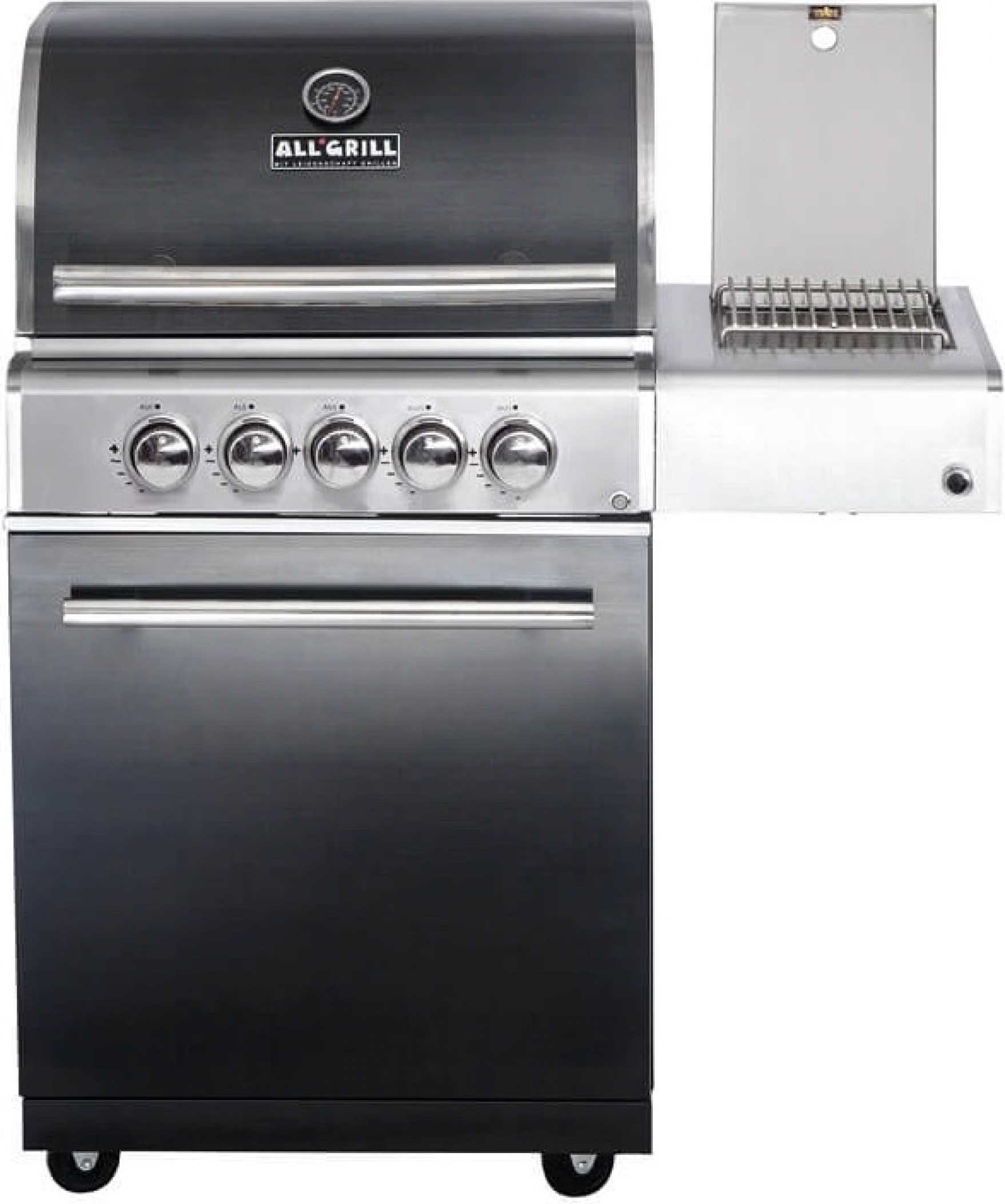 All'Grill Modular-Top-Line-All'Grill Chef M Basic Module Black-Line - Celonerezový plynový gril 17,2 kW s 3 horákmi