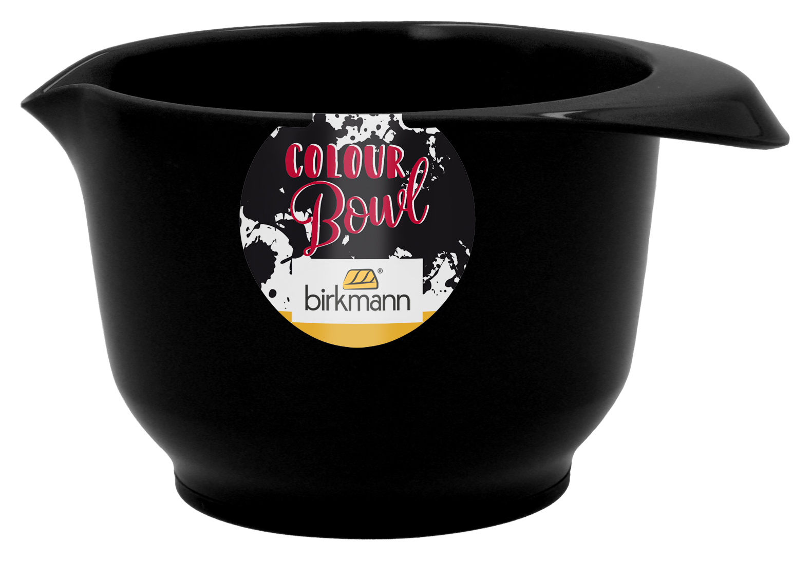 RBV Birkmann IRKMANN Rühr- und Servierschüssel, 0,5 Liter, schwarz, aus Melamin, standfest, kratzfest, BPA-frei, 708891