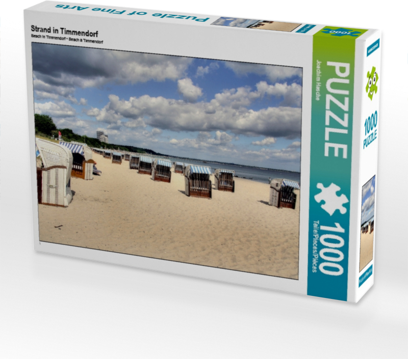 Calvendo Strand in Timmendorf 1000 Teile Puzzle quer 640x480mm, Hasche Joachim; 7300853