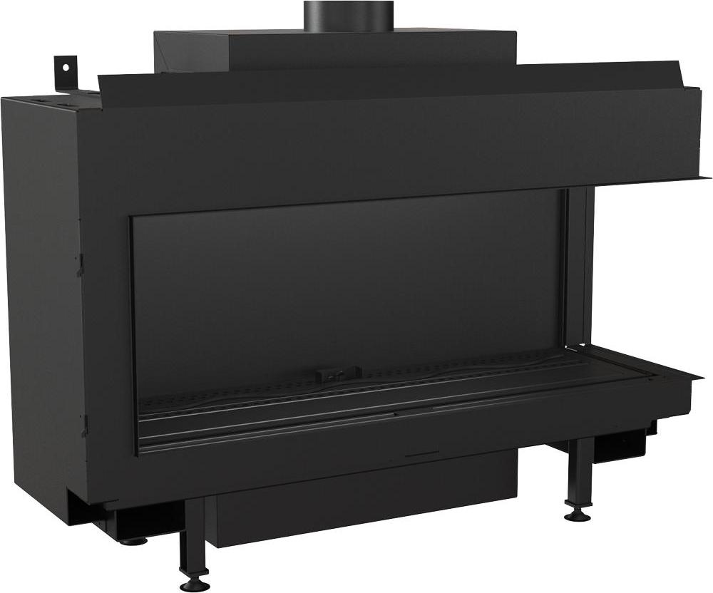 Plynový krb KRATKI LEO 100 pravostranný zemný plyn ∅ 100/150 9 kW