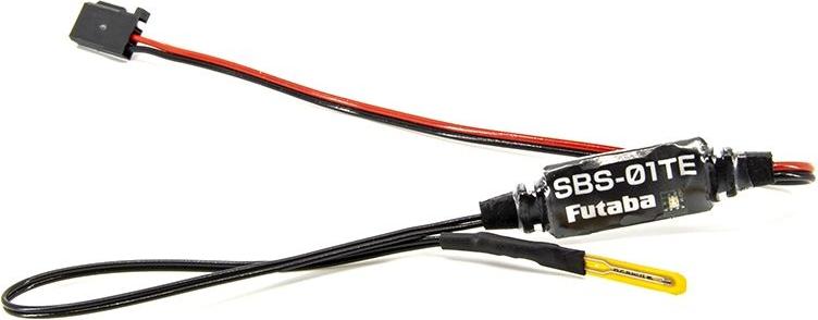 Futaba 20.SBS-01TE, Senzor, Kov, Plast, Čierna, Červená