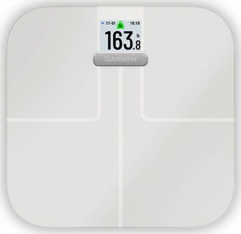 Intelligente Waage Garmin Index S2 Weiß-Körper, Gewebe, Muskelmessungen
