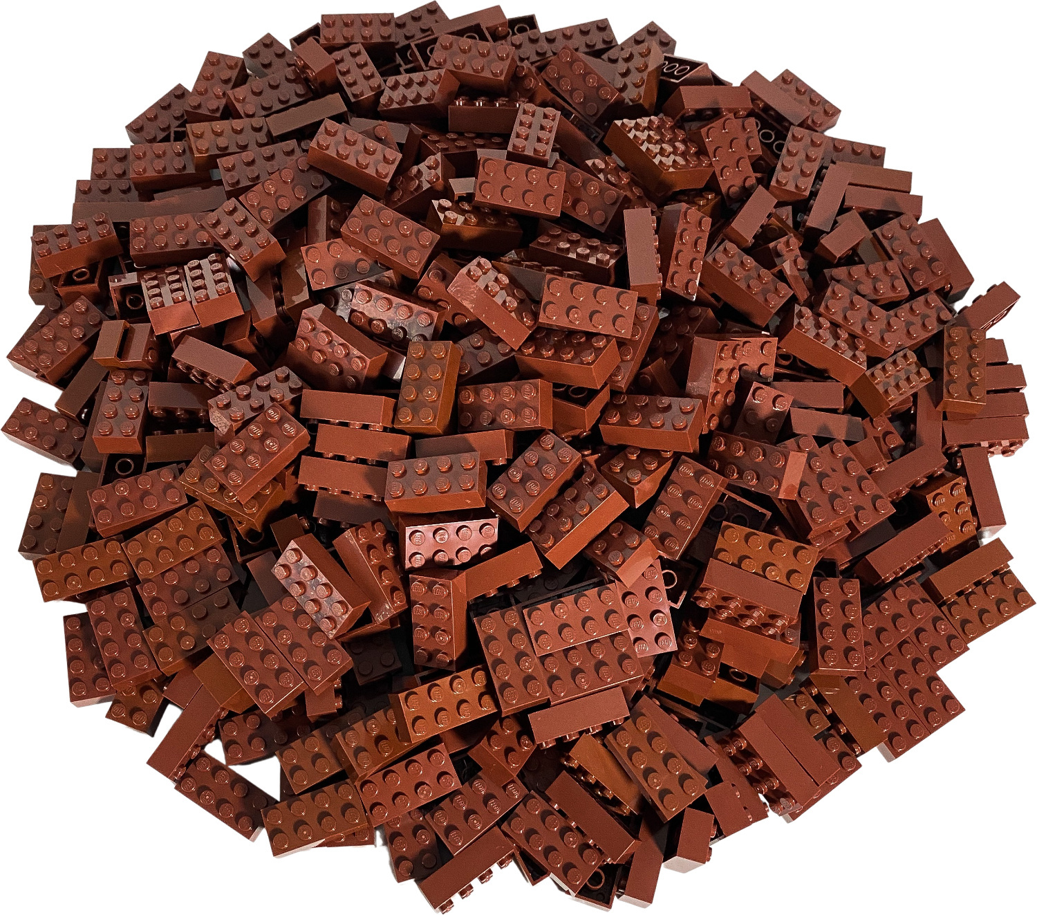 LEGO® 2x4 kocky Vysoké kocky Červená hnedá - 3001 NEW! Množstvo 50x