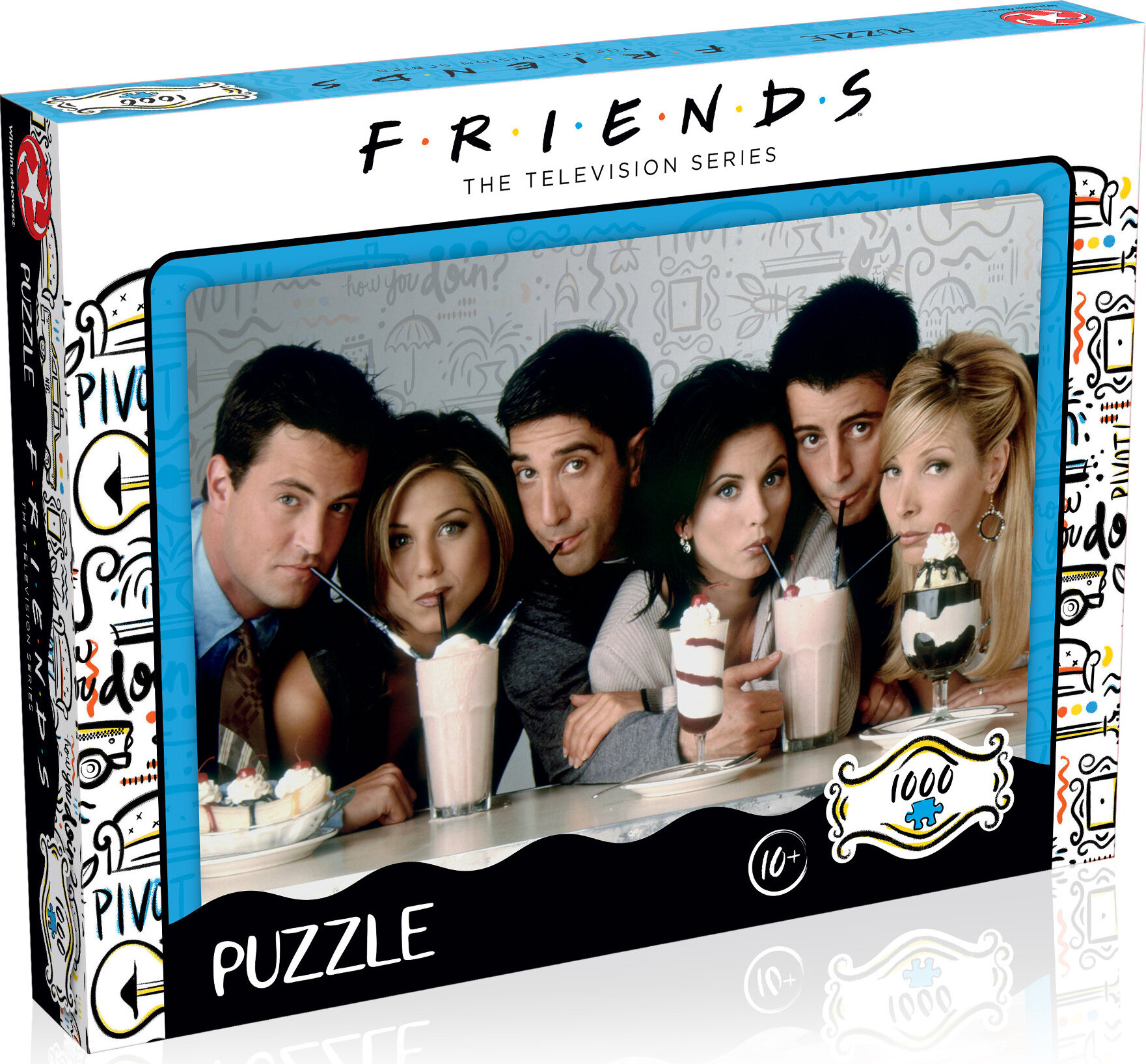 Winning Moves Puzzle Spiel Friends F.R.I.E.N.D.S Serie Fanartikel New York Sitcom 1000 Teile WM10505