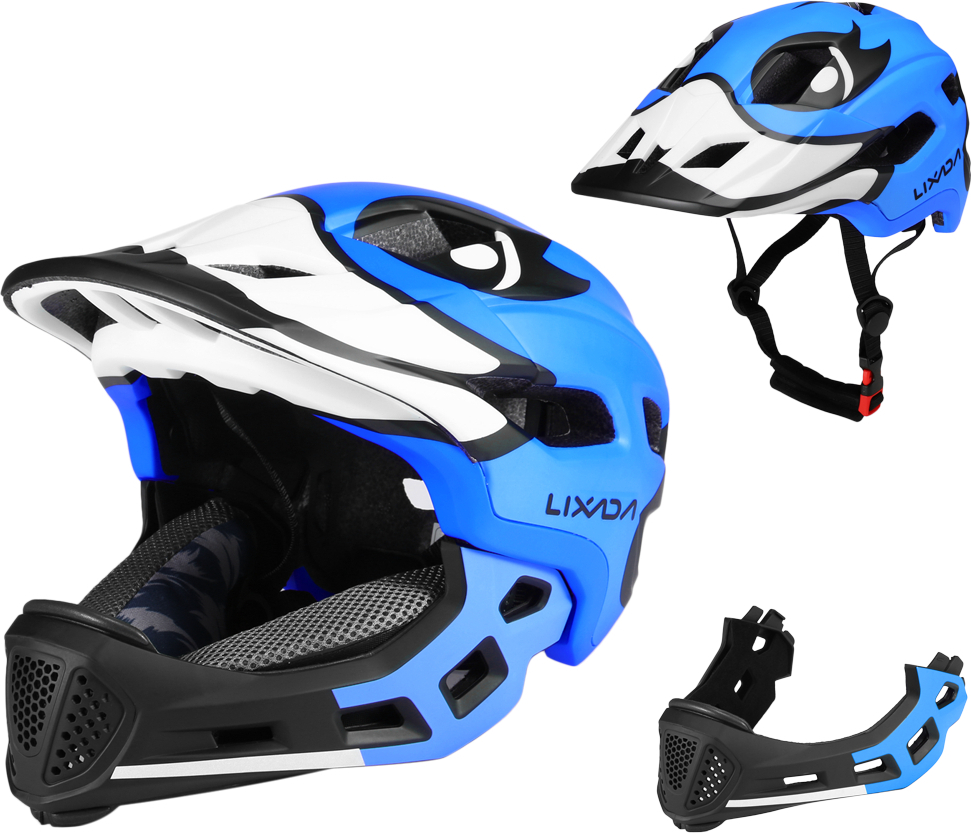 Lixada Kids Abnehmbarer Integralhelm Kinder Sportschutzhelm zum Radfahren Skateboarden Rollschuhlaufen