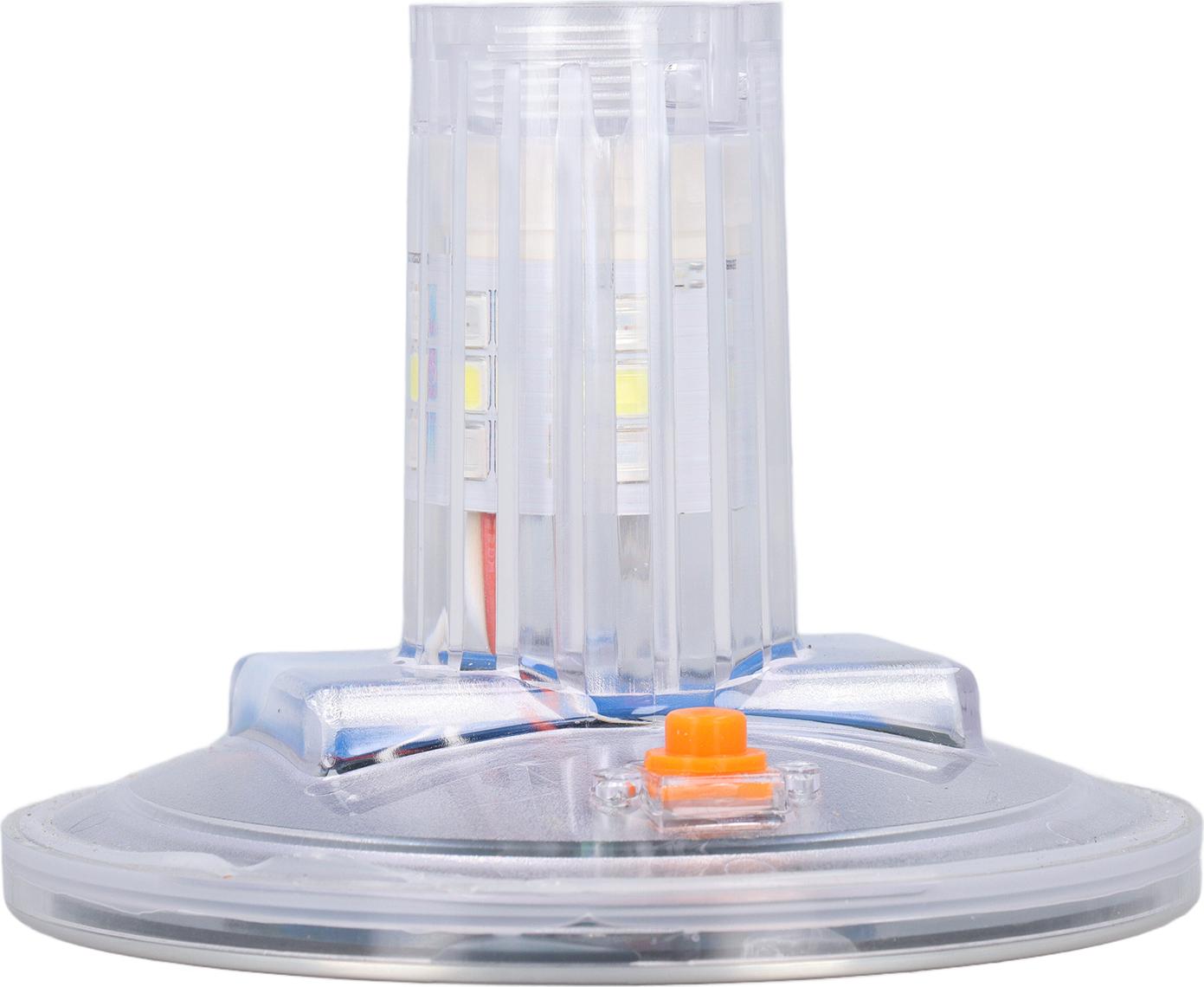 Solárne výstražné svetlo Multifunkčné červené biele modré inteligentné ovládanie svetla Vodotesné vysoký jas Solárne núdzové výstražné svetlo