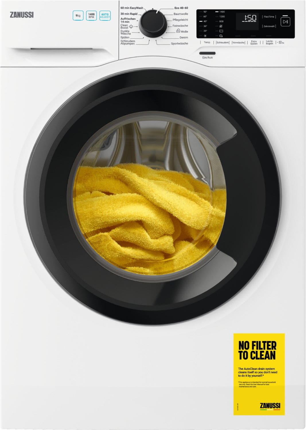 Zanussi ZWF9460BA Waschmaschine weiß