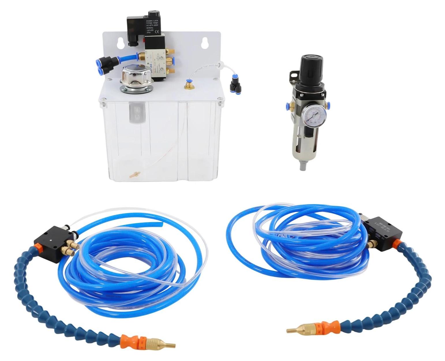 StarTech Kühlmittel-Sprühpumpe - Boosterpumpe - 3 l Tank - 0,15–0,8 MPa - 110–220 V - EU‑Stecker - Für Drehmaschinen & Fräsen - - Blau