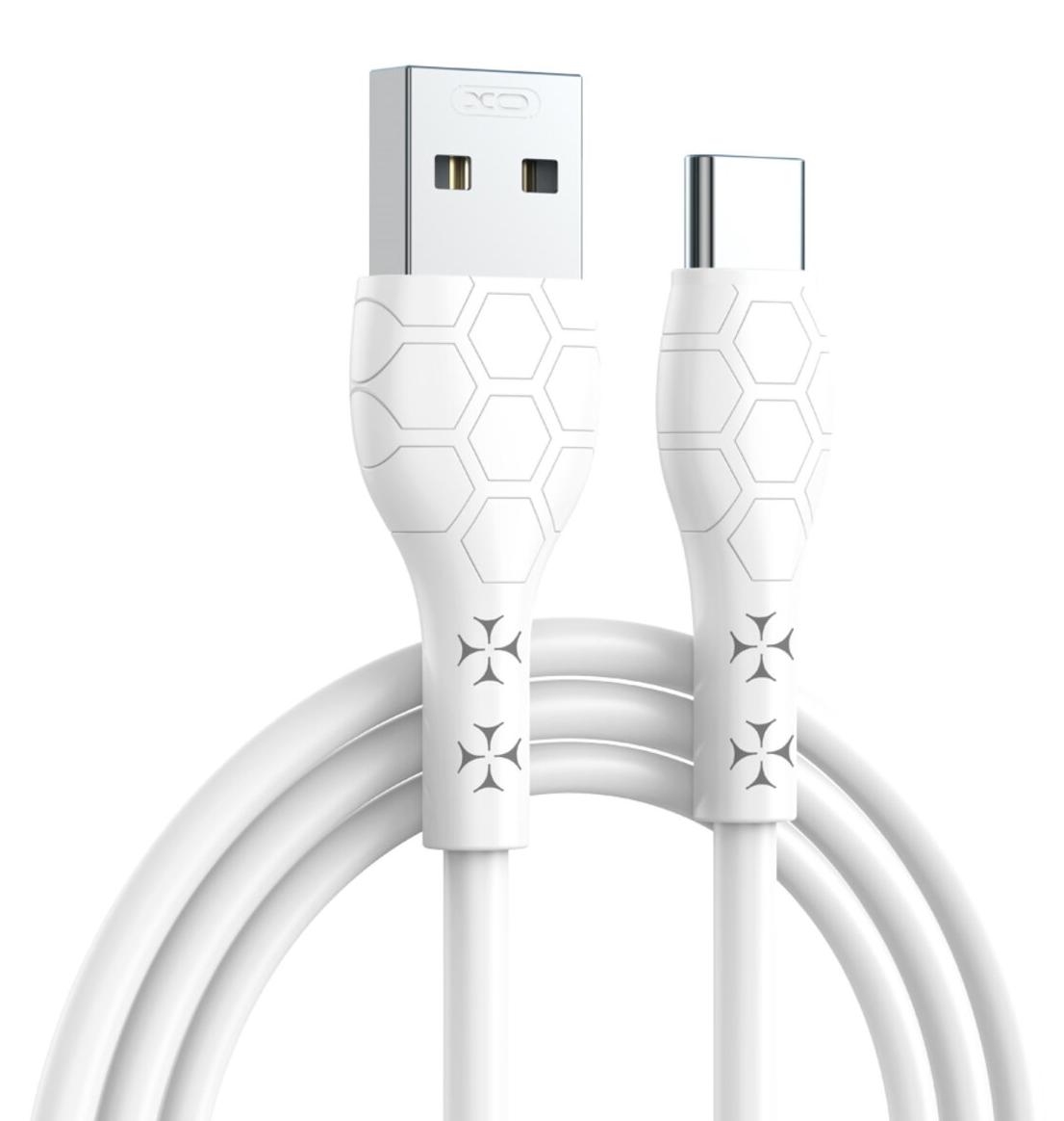 XO Kabel zu Laden und Datenübertragen 1m USB Typ A zu USB Typ C 2,4A Weiß B-7284
