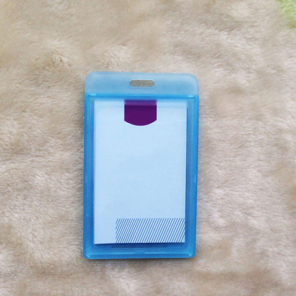 Stuttg wasserdichte Hartplastik -Erlaubnis -ID -Kartenabzeichen Mitarbeiter Name Tag Halter Abdeckung-Blau 1077459@Stuttg