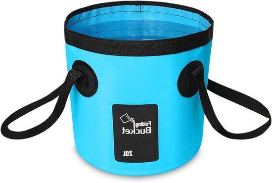 OEM 20 Liter Kollabierkollektiv Eimer - Blau - Umweltfreundliche Festbecher - Seidiges Segeltuch für Camping- und Angelbedarf 2026