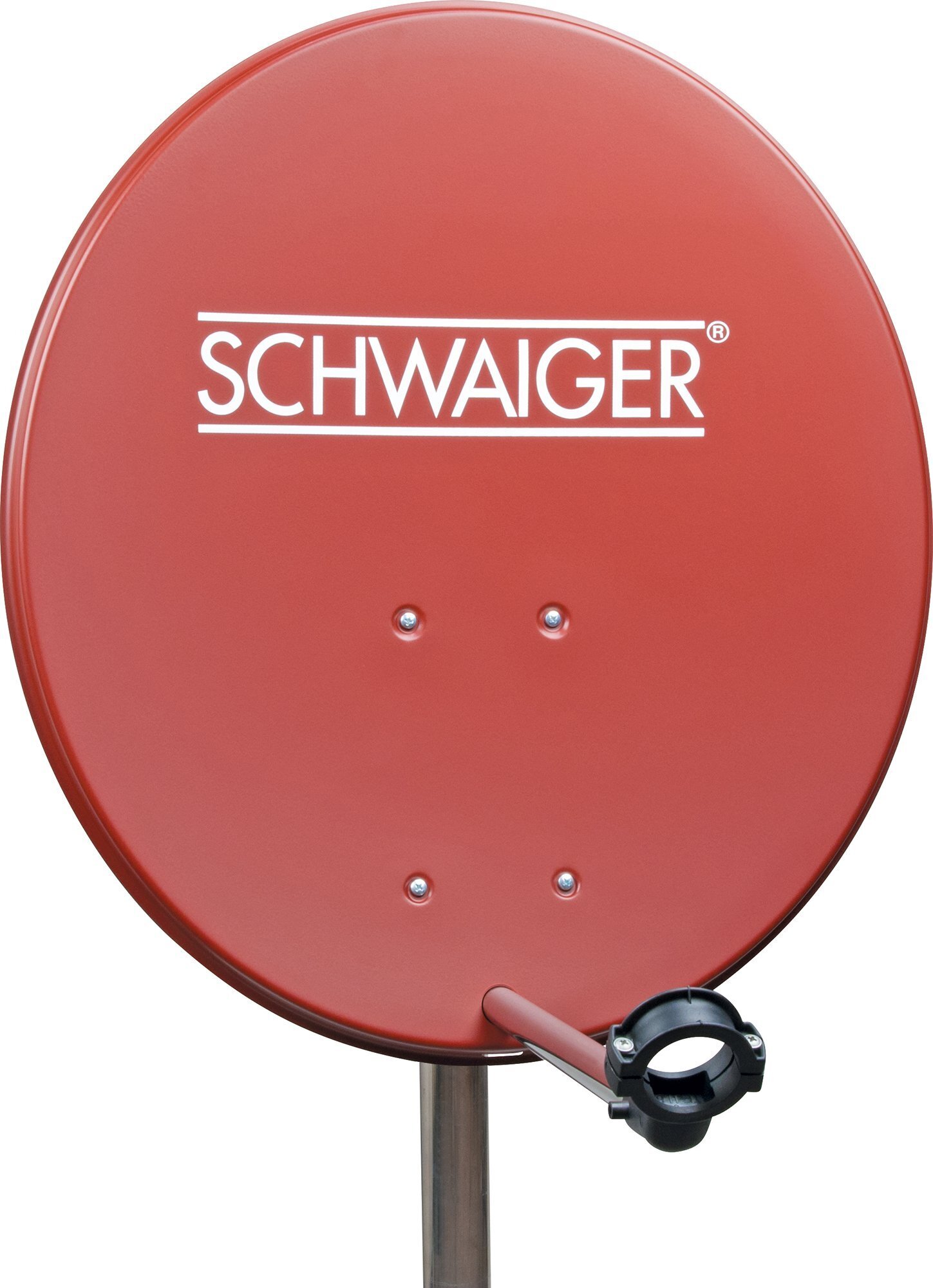 Schwaiger Stahl Satellitenschüssel 60 cm ziegelrot 714142