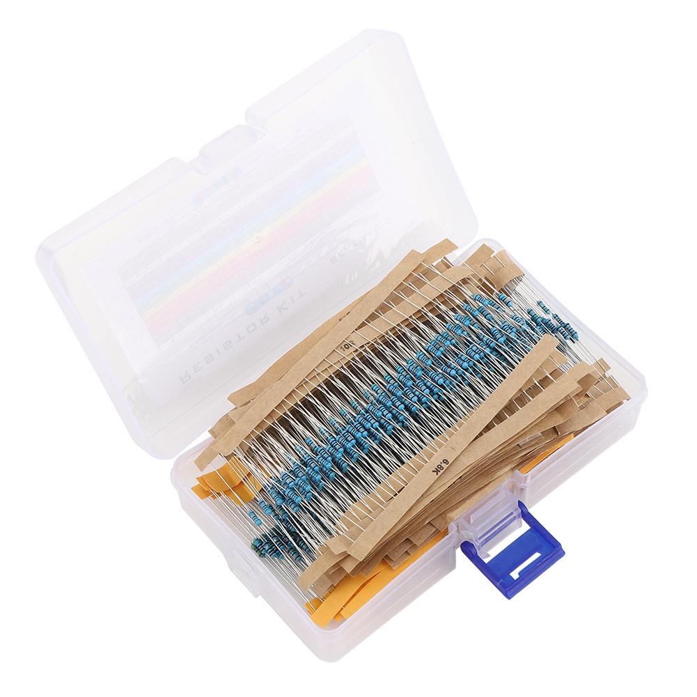 Cocosity Widerstand,Metallfilmwiderstand,Widerstandsset,Widerstandssortiment,1/4W-Widerstand