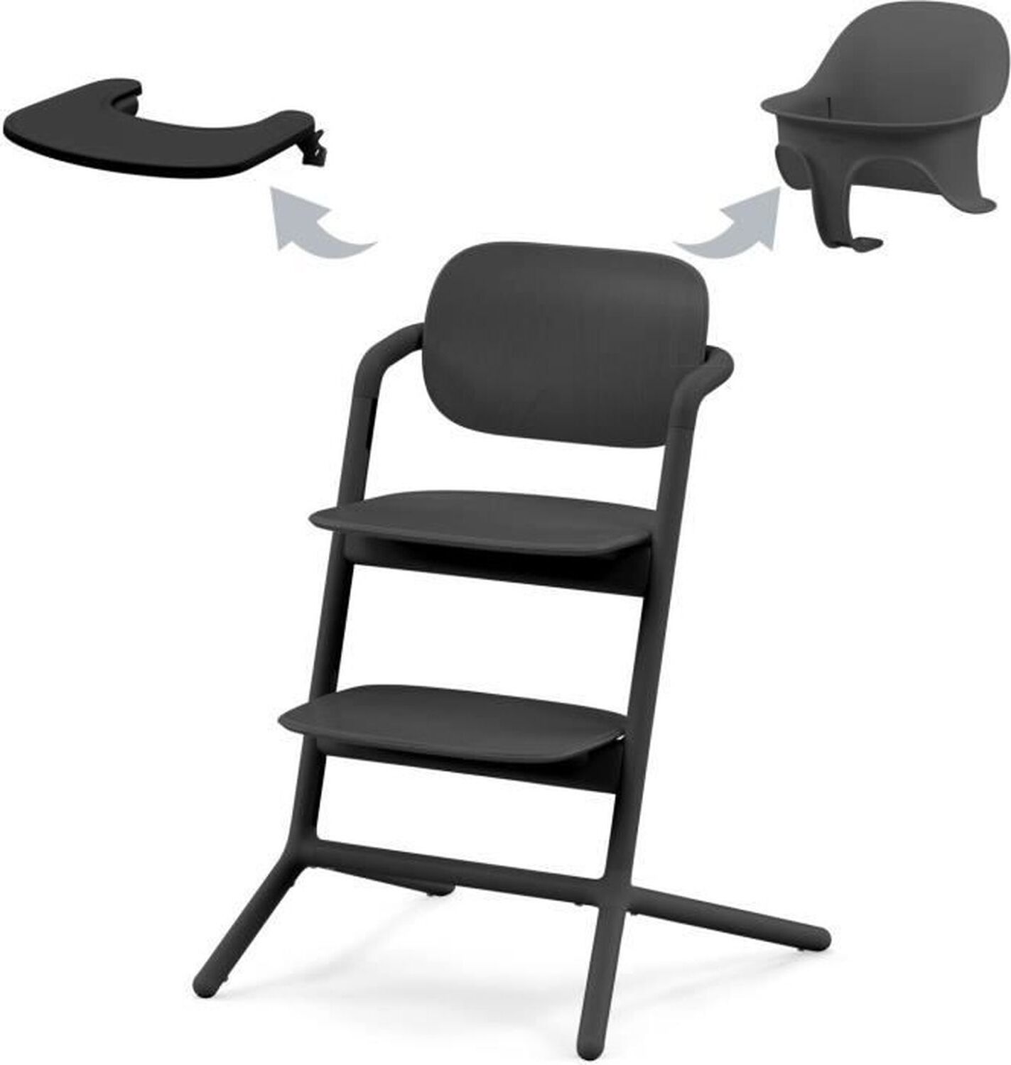 Cybex Lemo 3-in-1-Hochstuhl-Set Stunning Black 521003173