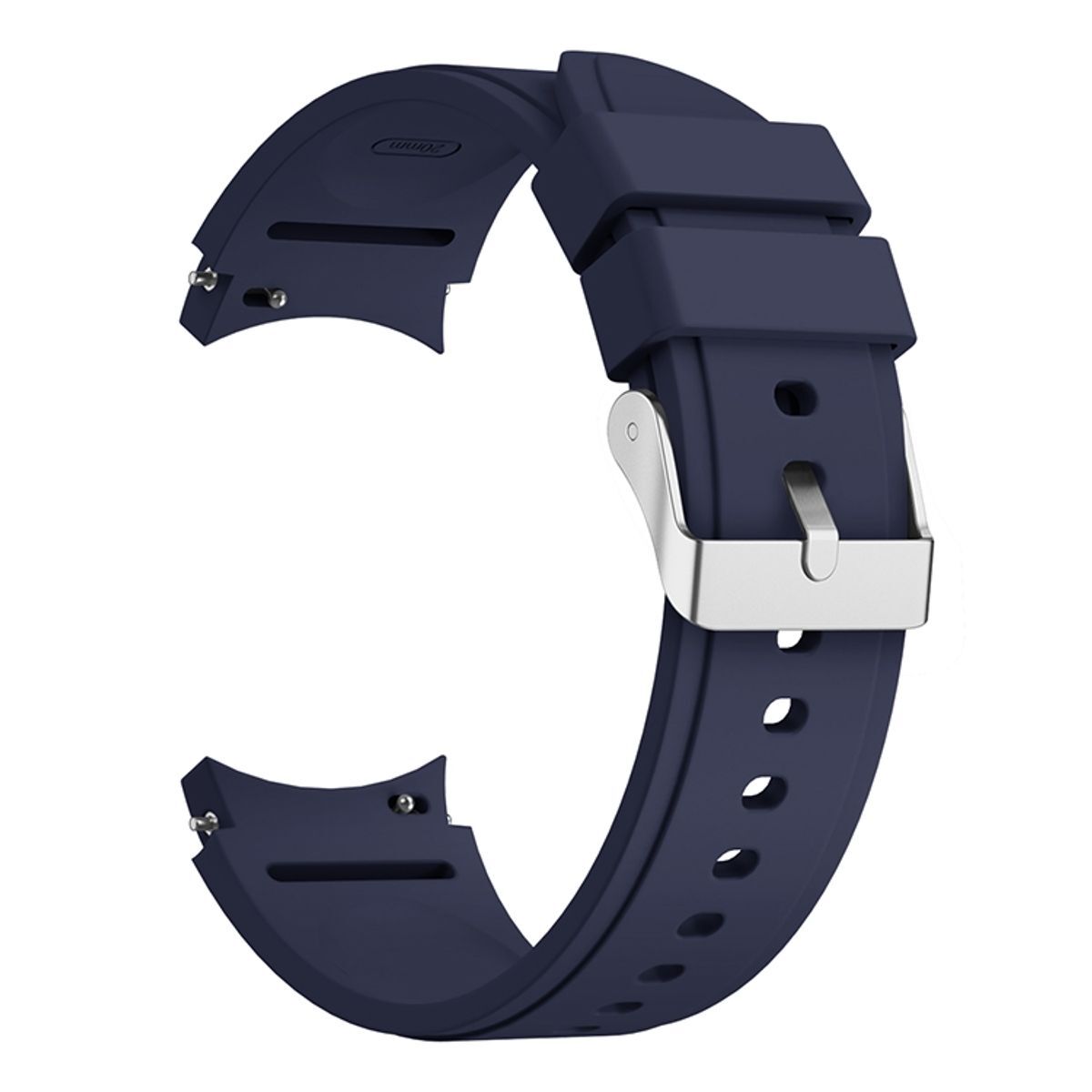 Športový náhradný remienok pre Samsung Galaxy Watch 4 Classic 42 mm Silikónová slučka, farba: Midnight Blue