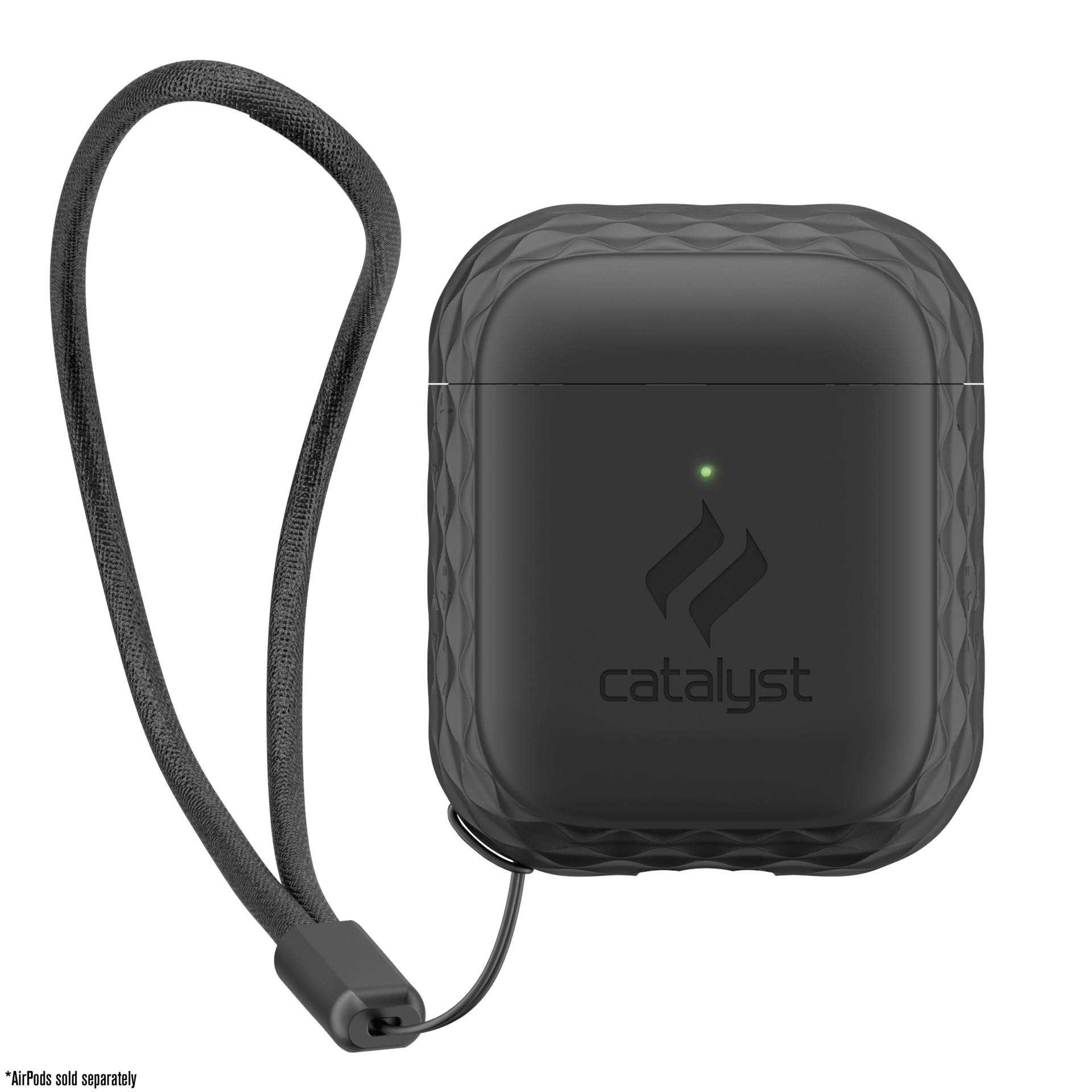 Catalyst Airpods Lanyard Case Ochranný kryt - Stealth Black (čierny)