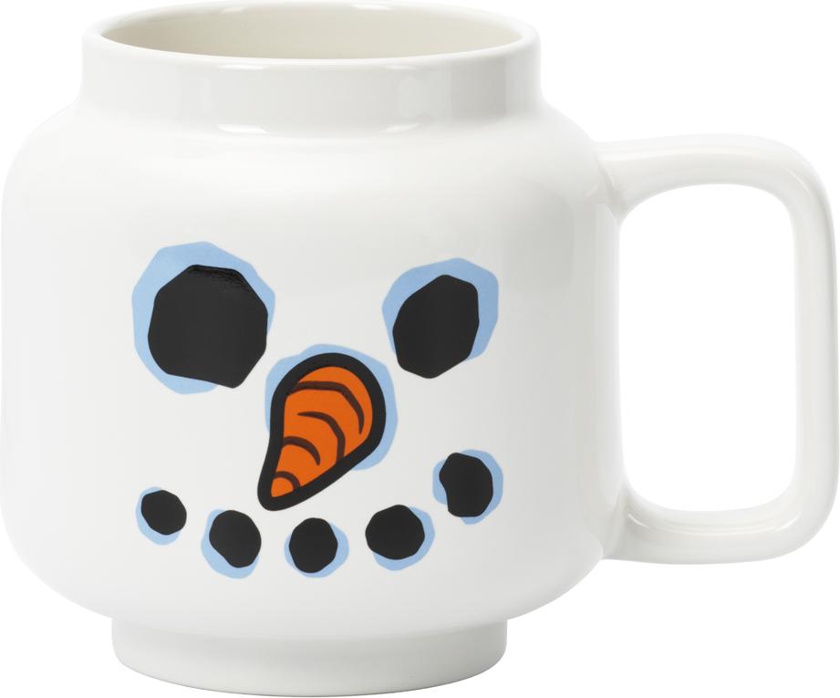 LEGO Kaffeetasse SNOWMAN 530 ml weiß im Karton