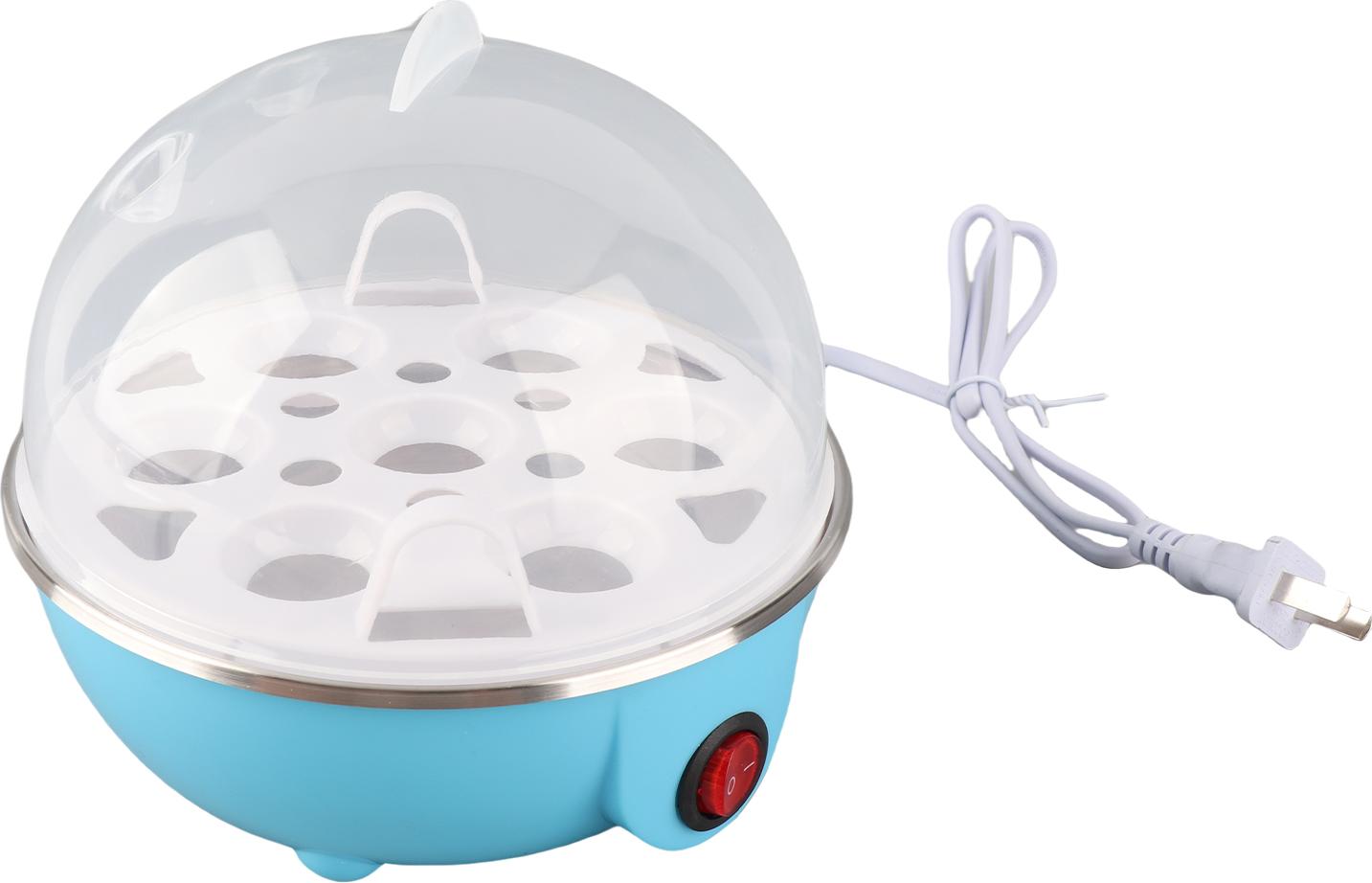 Cocosity Eierkocher 7 Eier Fassungsvermögen Hartgekochte Eierkocher Anti-Trocken-Elektro-Eierkocher mit 40mL Messbecher Dampf-Gemüse