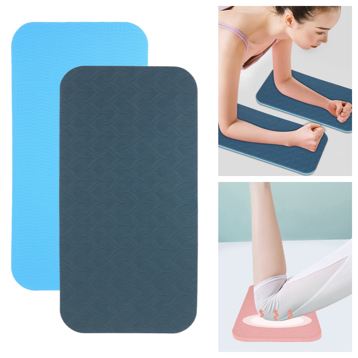 Yoga Knieschoner Set 2-tlg. | Rutschfeste Kniepolster | Für Yoga, Pilates & Workouts