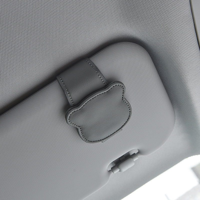 INF Sonnenbrillenhalter-Clip für die Auto-Sonnenblende Grau 364420