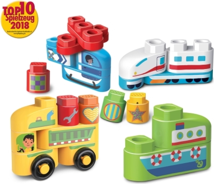 Vtech 80-605704 BlaBlaBlocks - Erweiterungsset Fahrzeuge