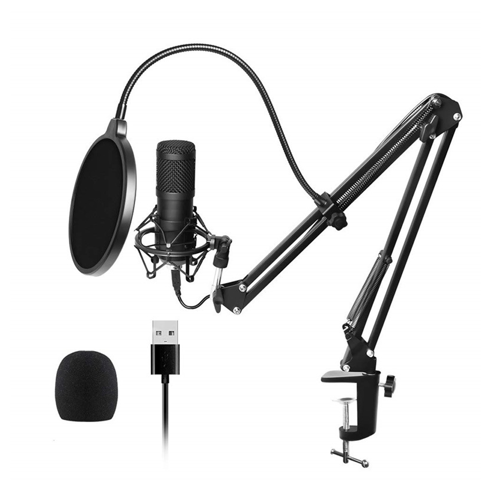 USB Kondensator Mikrofon Kit Komplett Set für Studio Aufnahme NEU & TOP 