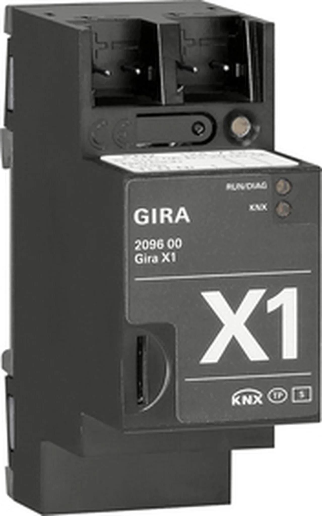 Gira Gira X1 209600 KNX-Visualisierungsserver, Logikmodul, App‑Steuerung, IP20, 1 Stk.