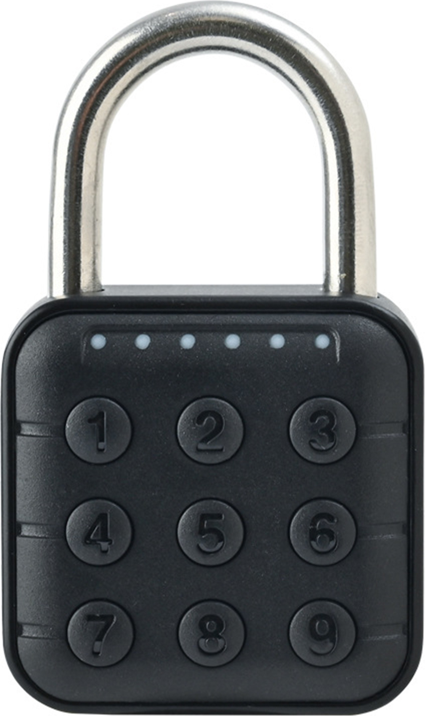 Aibecy Smart Lock Intelligentes Vorhaengeschloss Robustes und langlebiges Vorhaengeschloss fuer Gepaeck, Kofferraum, Tueren Vorhaengeschloss CR2032 Knopfzellen-Netzteil-Vorhaengeschloss SY12/SY13