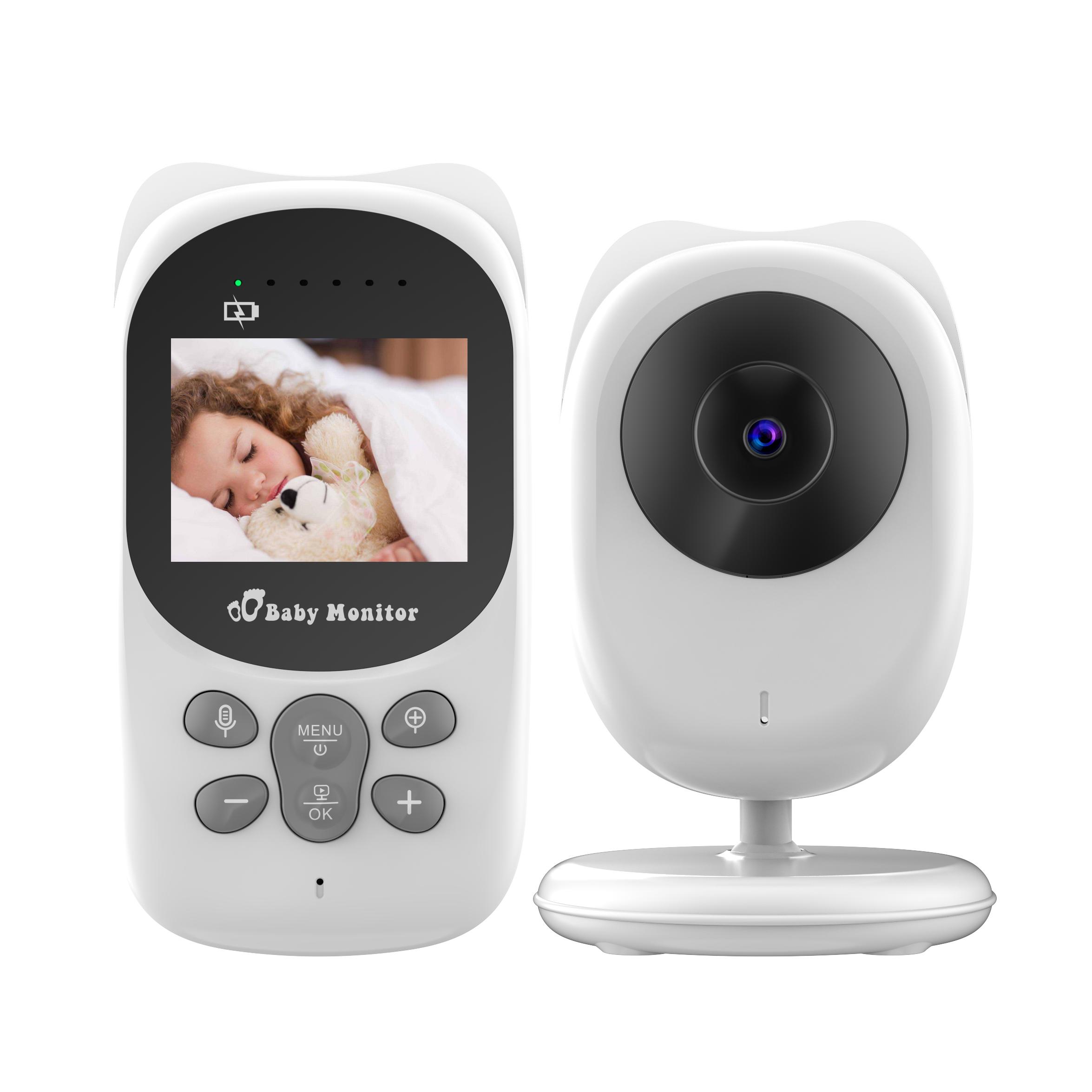 BOIFUN 5 Babyphone mit Kamera 1080P/2K Display Video Nachtsicht Temperatur  Zoom