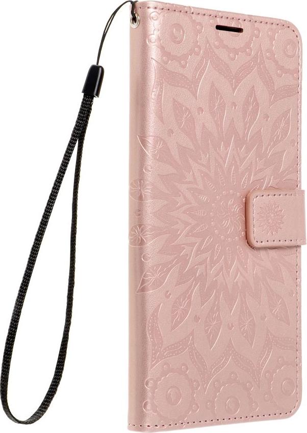 MEZZO Book puzdro pre IPHONE 16e (SE 4 2025) mandala rose gold