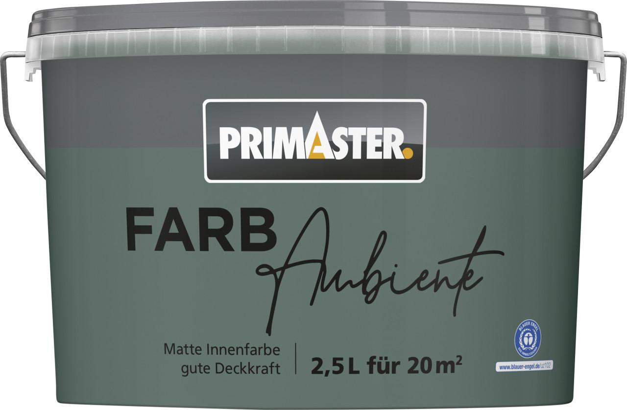 Primaster Farbambiente Wandfarbe matt waldgrün 2,5 L