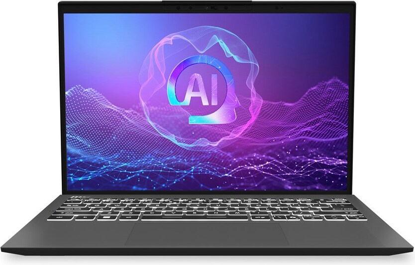 MSI PRESTIGE 13 AI+ EVO A2VMG-020PL notebook Intel Core Ultra 9 288V 33,8 cm (13,3") 2.8K 32 GB LPDDR5x-SDRAM 1 TB SSD Wi-Fi 7 (802.11be) Windows 11 Pro Šedá