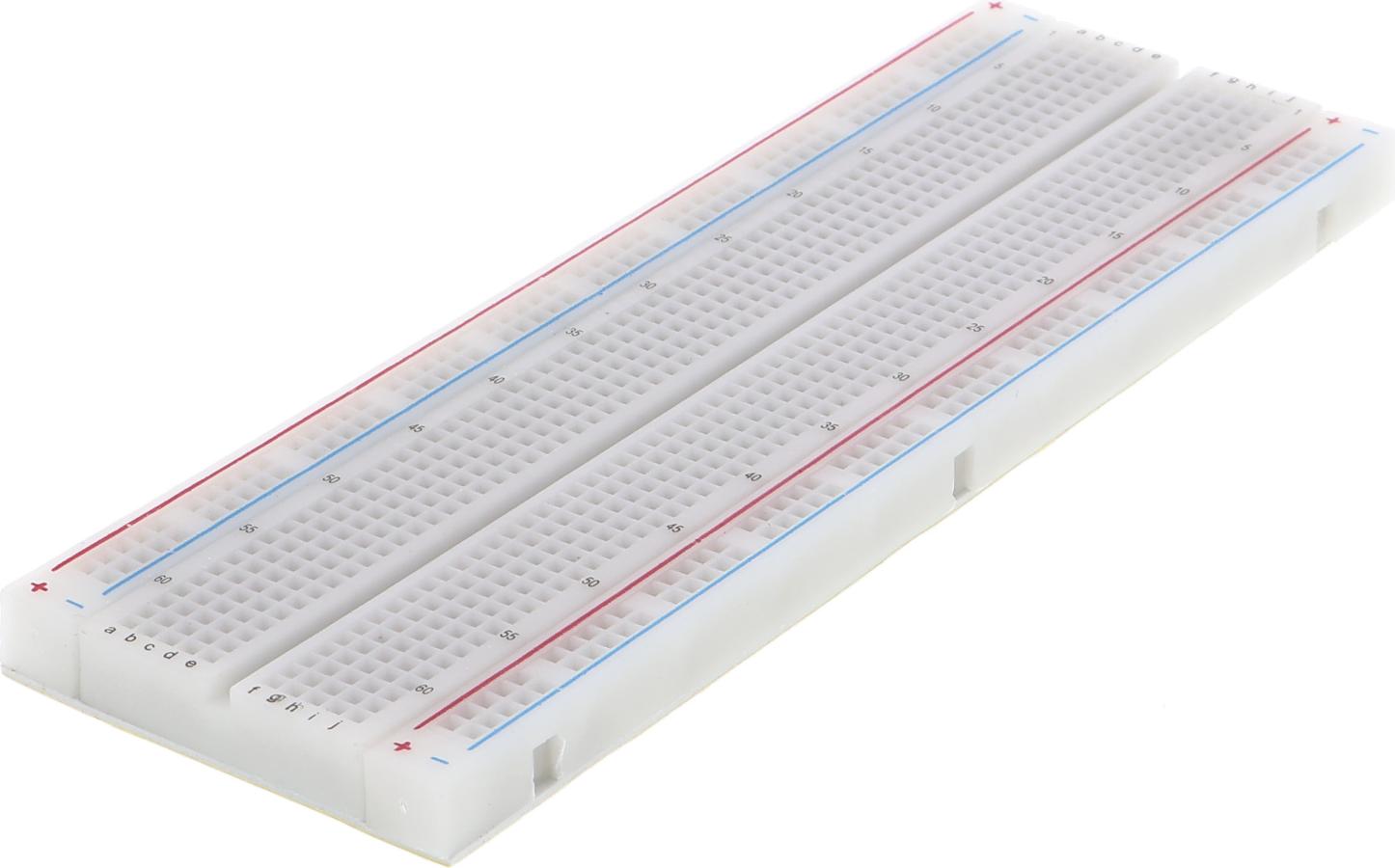 Funduino Breadboard (Steckbrett) mit 830 Kontakten
