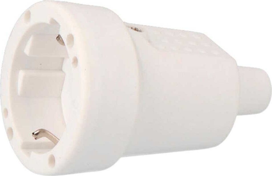 Edm Pvc 10/ T/tl Ip44 Luftbasis 4.8 Mm 16a 250v Weiß Weiß One Size E42101