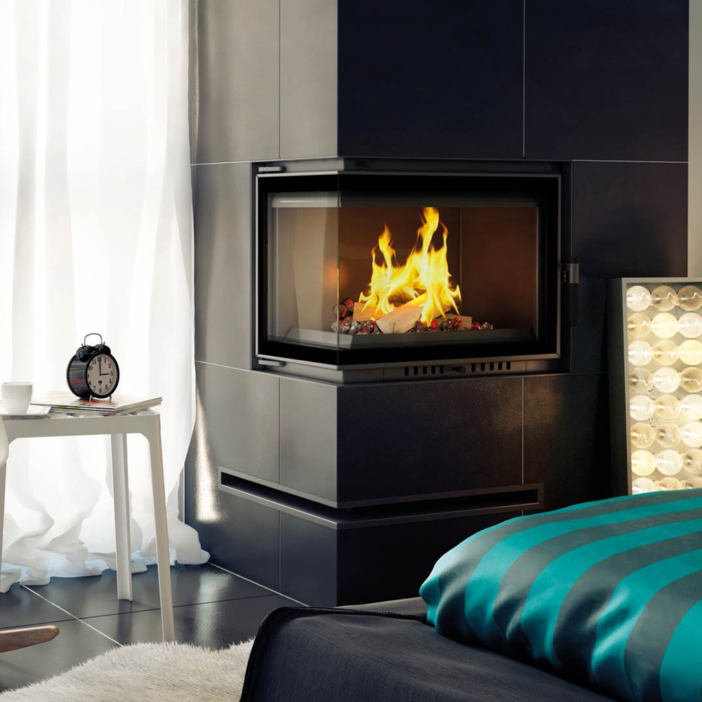 Krbová krb Maja ľavá strana 8 kW Ø 180 deco