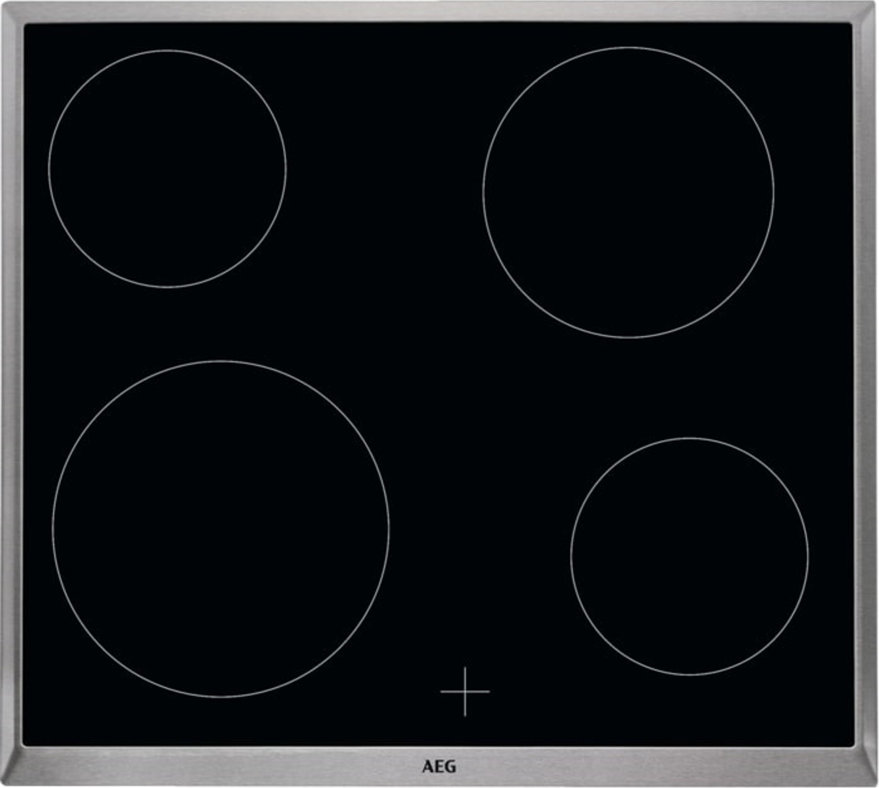 AEG HAUSGERÄTE Sklokeramická varná doska,60cm,2-krúžková,plech na pečenie,edst HE604062XB