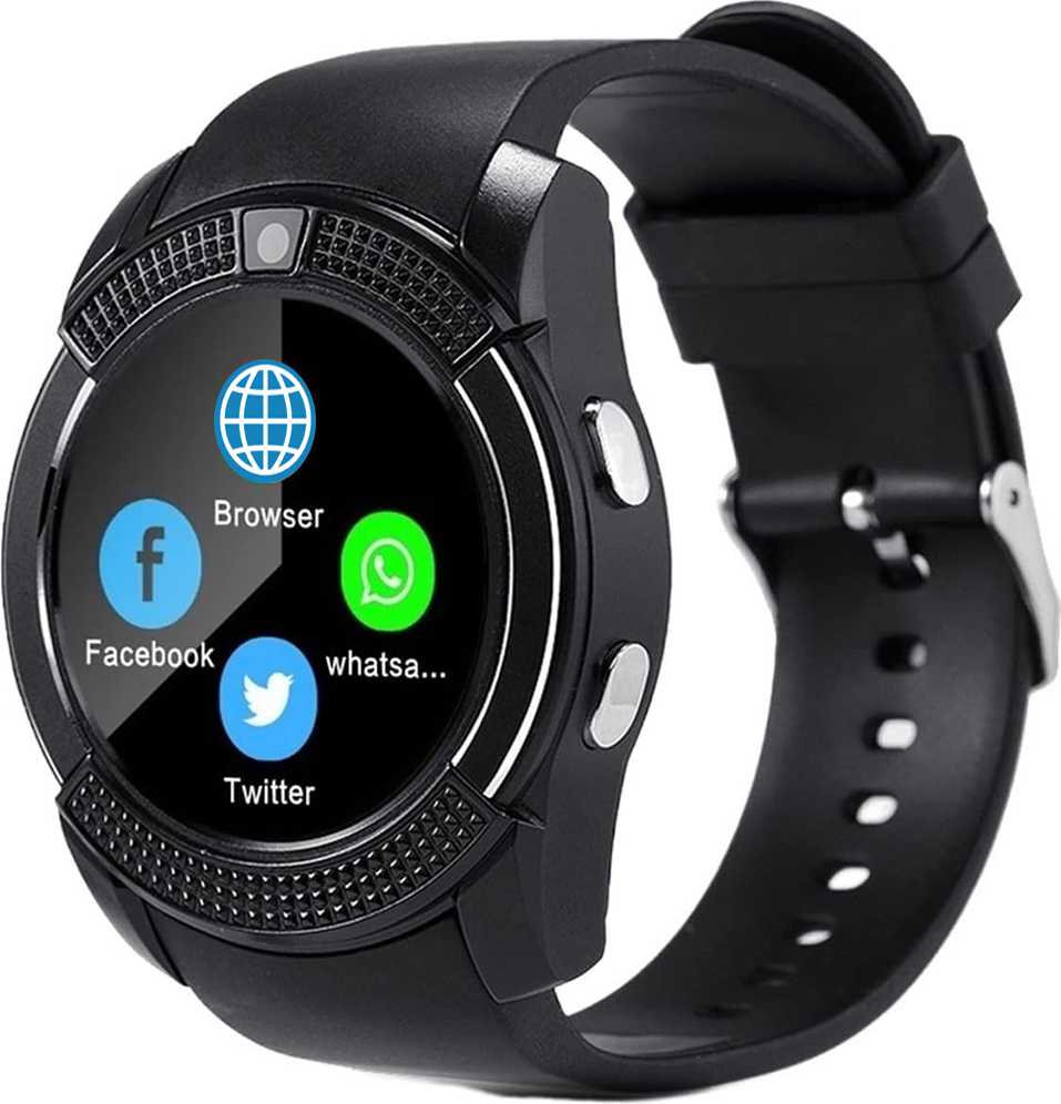 Verk 06326 SMART WATCH V8 smartwatch čierne
