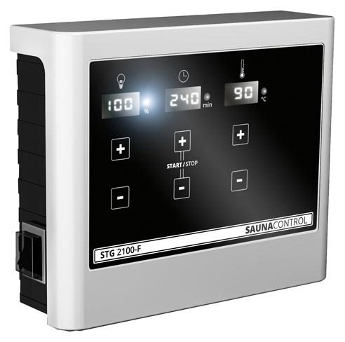 Karibu Saunasteuerung Easy, bis 11 kW, 4h Heizbegrenzung, 140 °C Temperaturbegrenzung, 23,5 x 19,5 x 7,5 cm L5050137