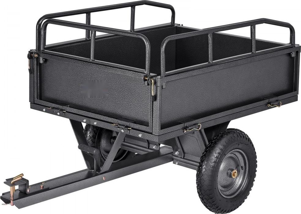 StarTech ATV Kippwagen Anhänger 142x76x70cm - Kippanhänger zum Hinterherziehen - ATV Anhängerwagen für den Außeneinsatz HYTCHSTPK10CJT946001V0