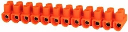 Gewindeklemme 12 Leiterbahnen 10mm² aus Thermoplast LTF 12-10 Simet