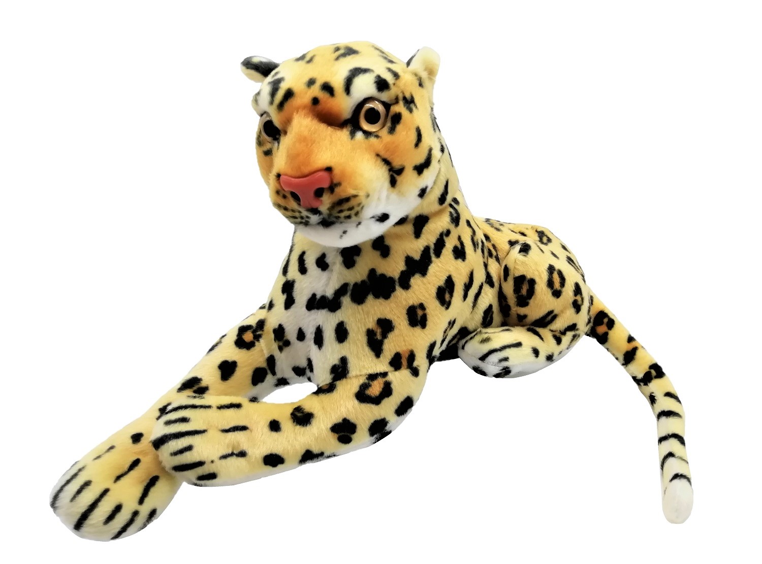 Großes Leopard Kuscheltier Plüschtier  XXL 110 cm  samtig 