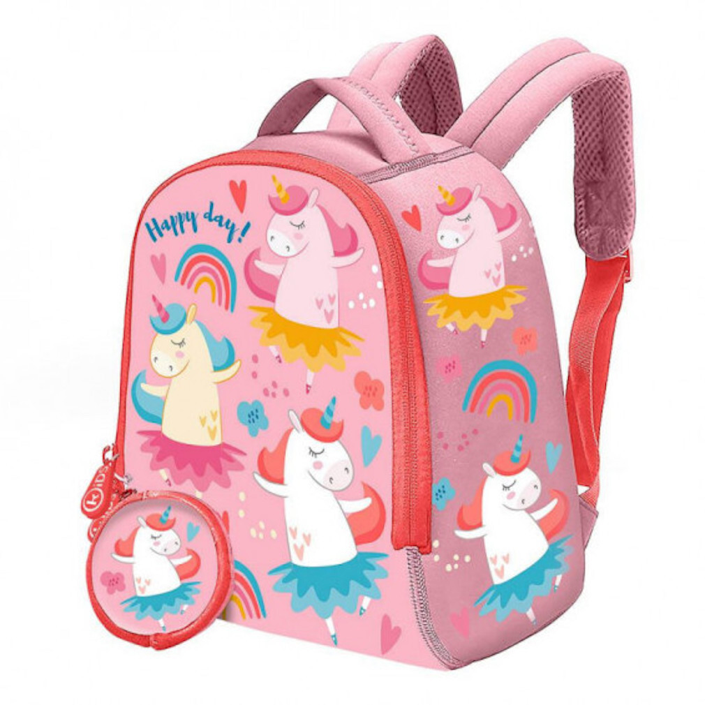 Zaino asilo unicorno in neoprene 25 cm Zaini da scuola