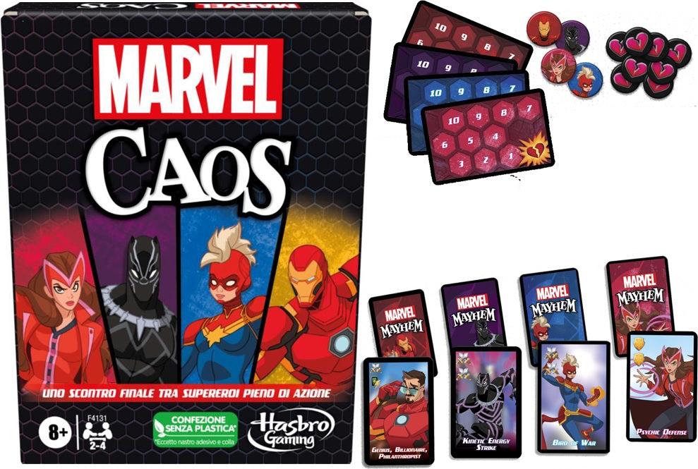 Hasbro Gaming Marvel Caos, Kartenspiel, Rollenspiele, 8 Jahr(e), 10 min, Familienspiel F4131103