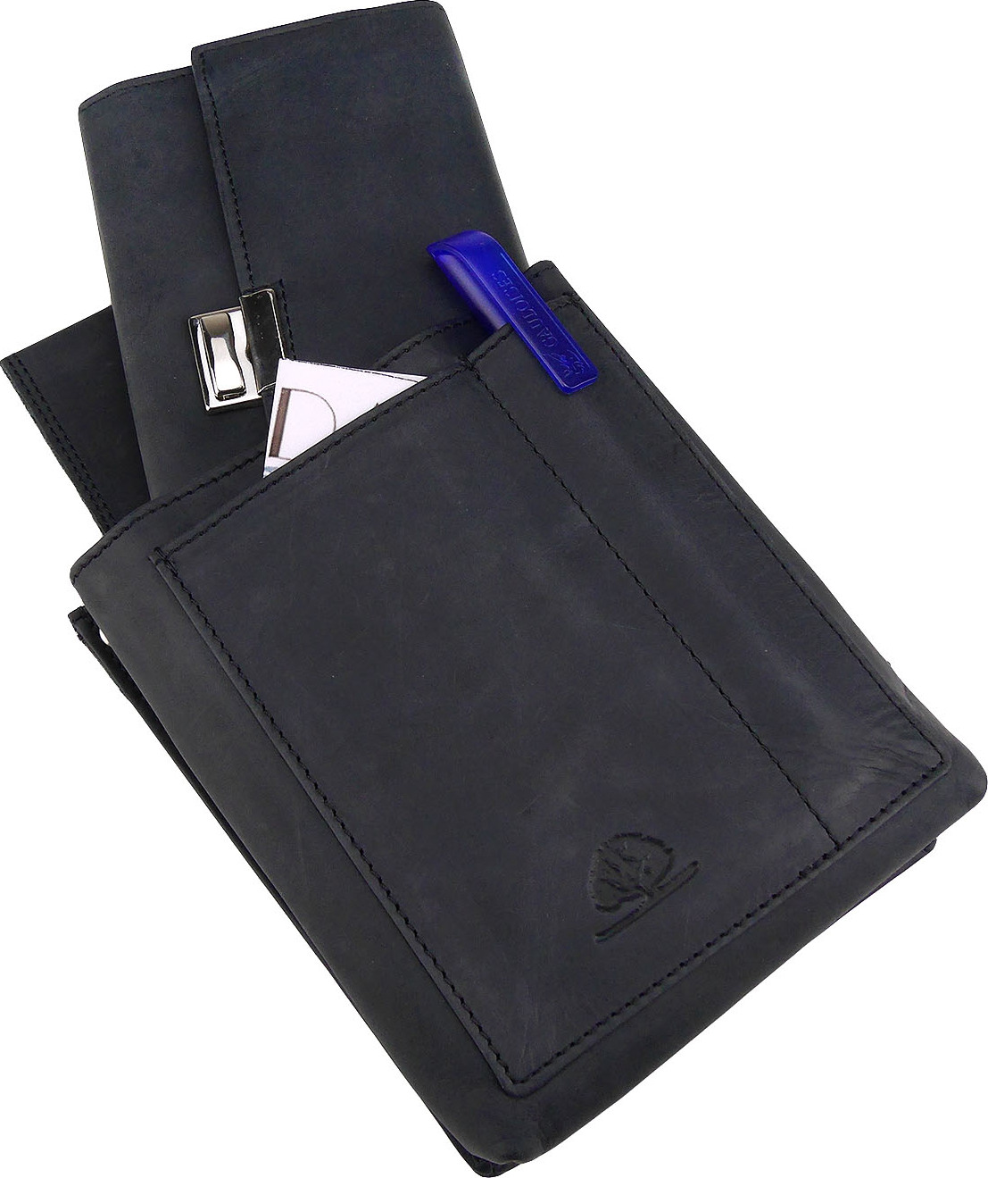 Green Burry SET Greenburry Vintage Kellnerbörse 1785-BL-20 + Kellnerholster 1786A-BL-20 1785-BL-20 / 1786-BL-20