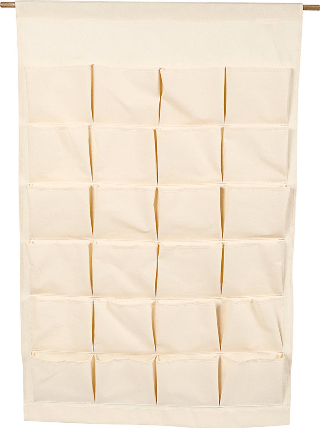 Creative Hängeorganizer Mit 24 Taschen - Naturfarben 46x34 Cm