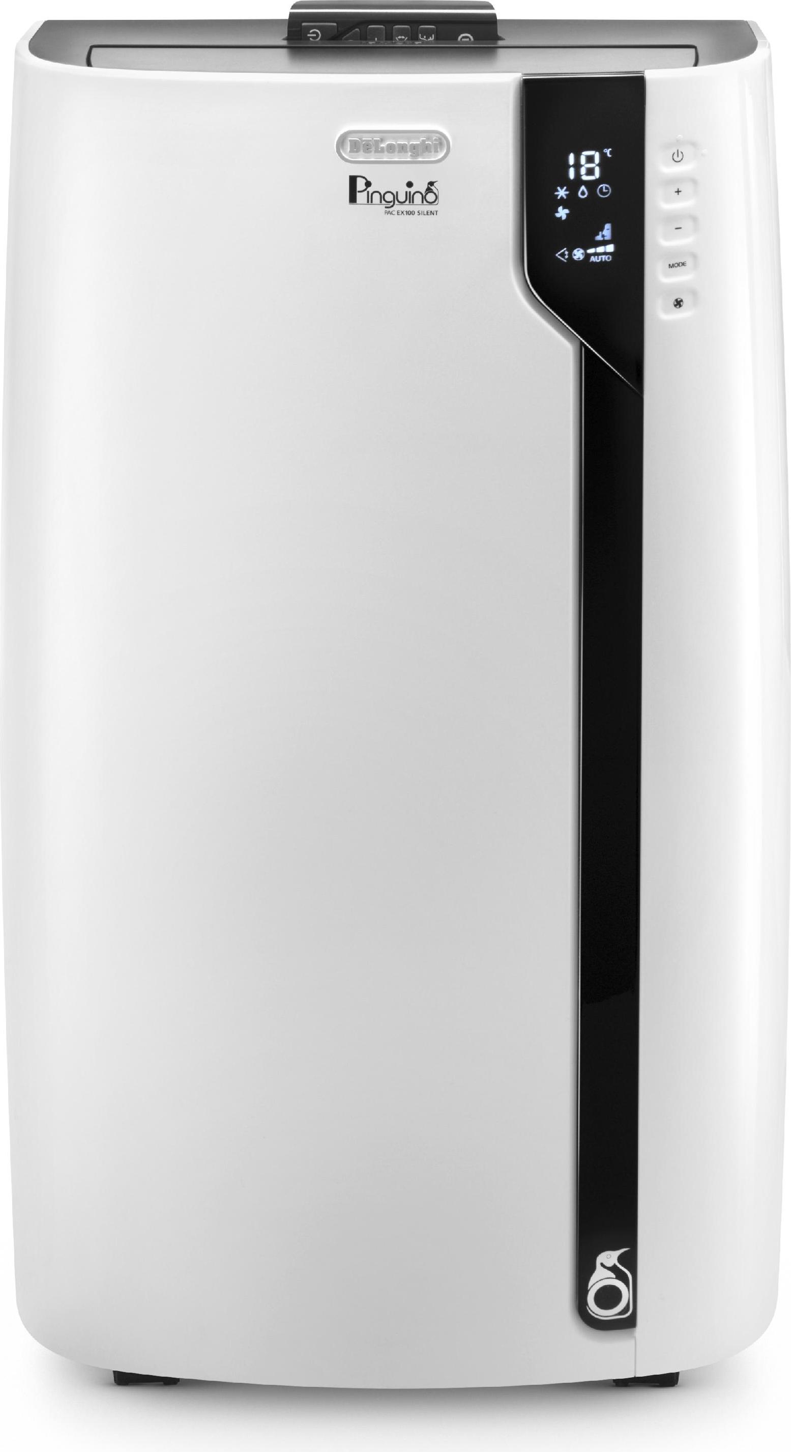 Klimatizácia De Longhi PAC EX100 Silent, A++, chladiaci výkon 2 500 W, oddelená funkcia odvlhčovača