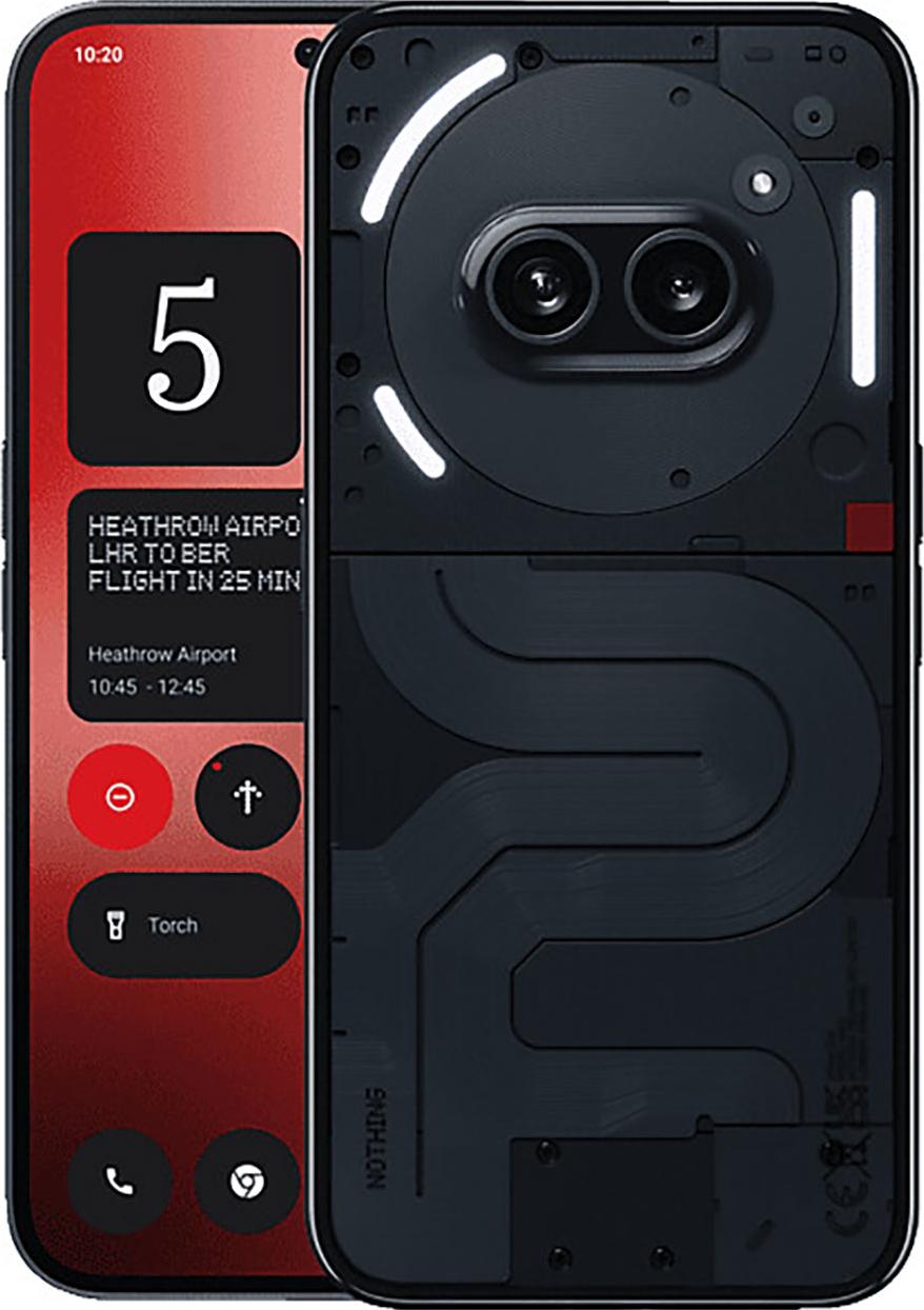 Nothing Phone 2a 256 GB Dual-Sim Black Wie Neu