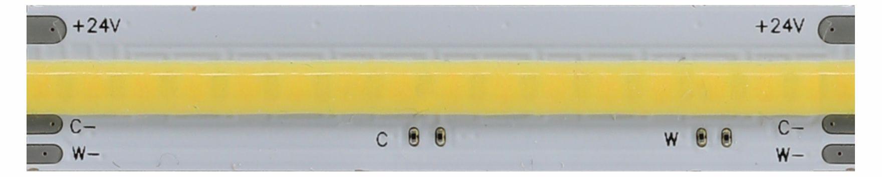 5 m LED-Streifen Fine 63 COB 24 V 10 W/m Variable Farbtemperatur 2700 K-6000 K IP20 Hohe Gleichmäßigkeit CRI > 90 - Beneito & Faure